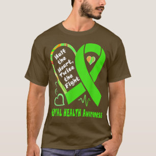 Camiseta La Mitad Del Corazón Dos Veces Consciente De La Lu