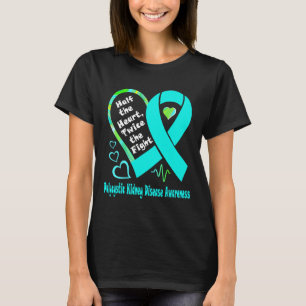 Camiseta La Mitad Del Corazón Dos Veces El Riñón Poliquísti