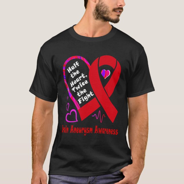 Camiseta La Mitad Del Corazón Dos Veces La Lucha Contra El  (Anverso)