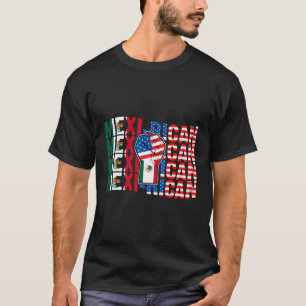 Camiseta La mitad mexicana de Puerto Rico comienza con la b
