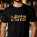 Camiseta La Mixología Retro Groovy Es Mi Vibe, Mixólogo<br><div class="desc">Camiseta de estilo retro 'Mixology Is My Vibe',  para mixólogos,  barman y conocedores de cócteles.</div>