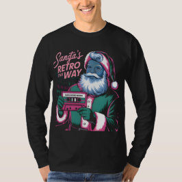 Camiseta La mixtape de Santa - Nostalgia de los Navidades d