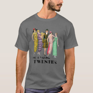 Camiseta La Moda Art Decó De Los Años 20