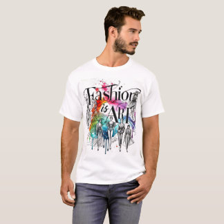 Camiseta "La moda es arte 🎨 👠 | Una fusión de estilo y cr