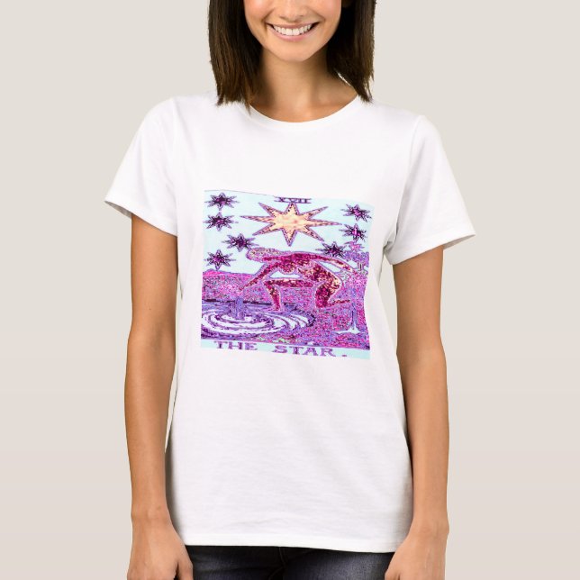 Camiseta La moda femenina de Star Tarot Card (Anverso)