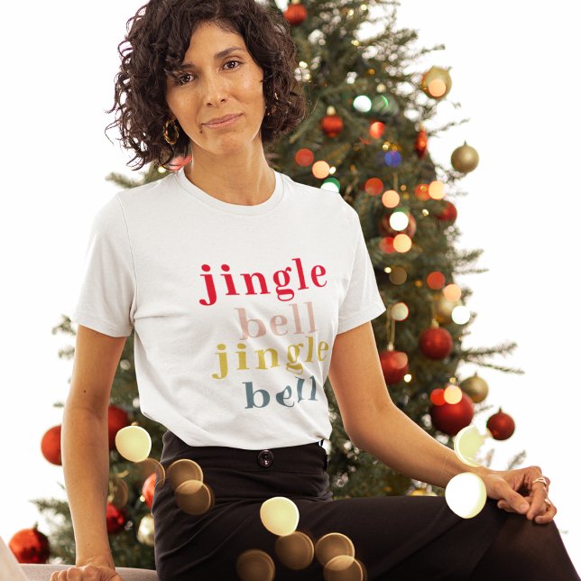 Camiseta La moderna y colorida Jingle Bell Jingle Bell (Subido por el creador)