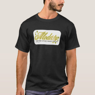 Camiseta La modestia es una virtud divertida frase sarcásti