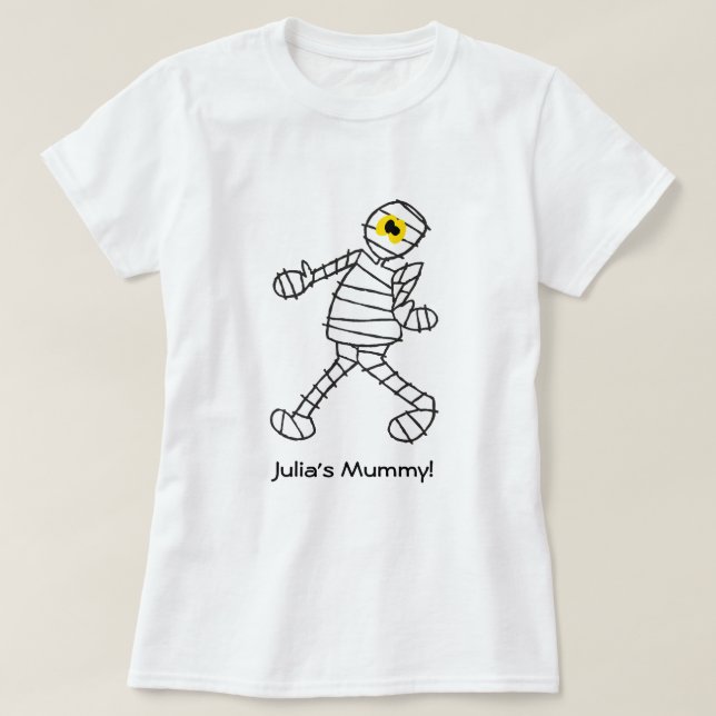 Camiseta La momia de Julia (Diseño del anverso)