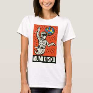 Camiseta La momia disco en acción - Arte pop clásico