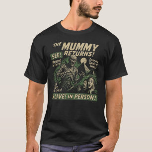 Camiseta La momia regresa al Poster de cine Vintage Hallowe