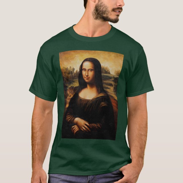 Camiseta La Mona Lisa de Leonardo da Vinci (Anverso)