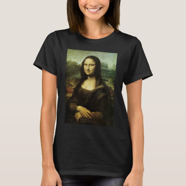 Camiseta La Mona Lisa de Leonardo da Vinci (Anverso)