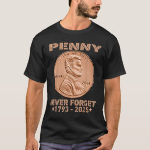 Camiseta La moneda de 1 céntimo retro 2025 _1 es graciosa y