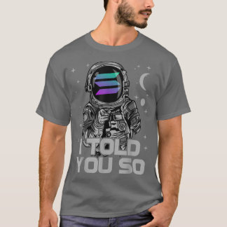Camiseta La Moneda De La Moneda Del Astronauta Solana SOL C