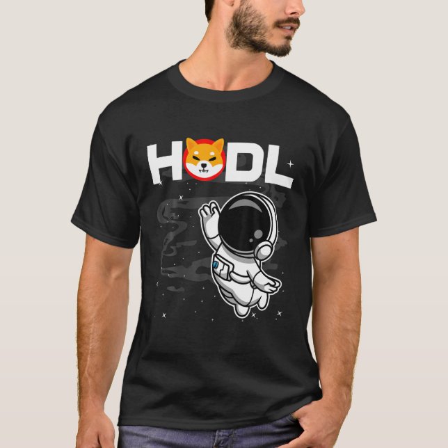 Camiseta La Moneda Shiba Inu SHIB De La Casa Astronauta Est (Anverso)