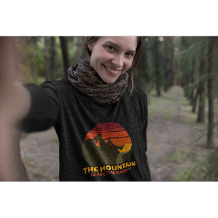 Camiseta La Montaña Es Mi Aventura Terapia Al Aire Libre