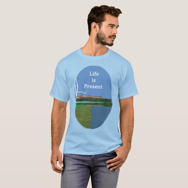 Camiseta La montaña está llamando (Anverso completo)