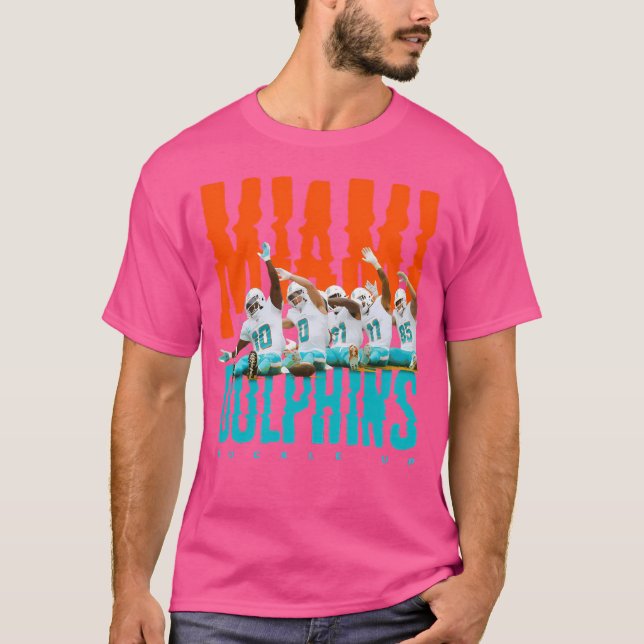 Camiseta La montaña rusa de los delfines de Miami (Anverso)