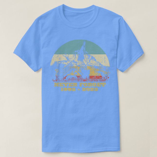 Camiseta La montaña Splash nunca se olvida (Diseño del anverso)