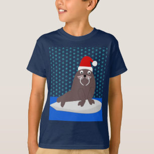 Camiseta La morada de los Navidades y los copos de nieve