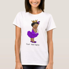 Camiseta La morada Tutu Ballerina Bebé Princesa Perlas