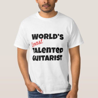Camiseta La mordaza guitarista menos talentosa del mundo