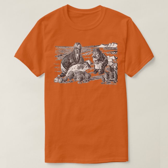 Camiseta La morsa y el carpintero (Diseño del anverso)
