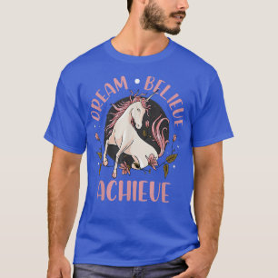 Camiseta La motivación de Unicornio logra el logro de los s