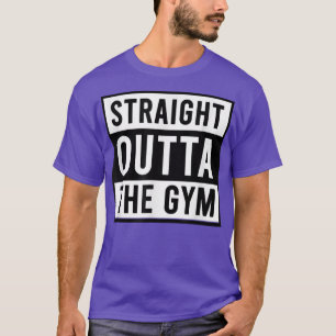 Camiseta La motivación del gimnasio para salir directo