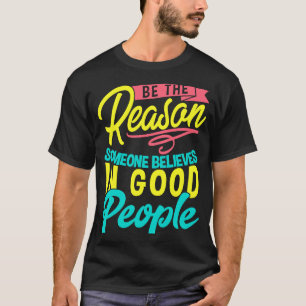 Camiseta La motivación inspiradora y la mentalidad positiva