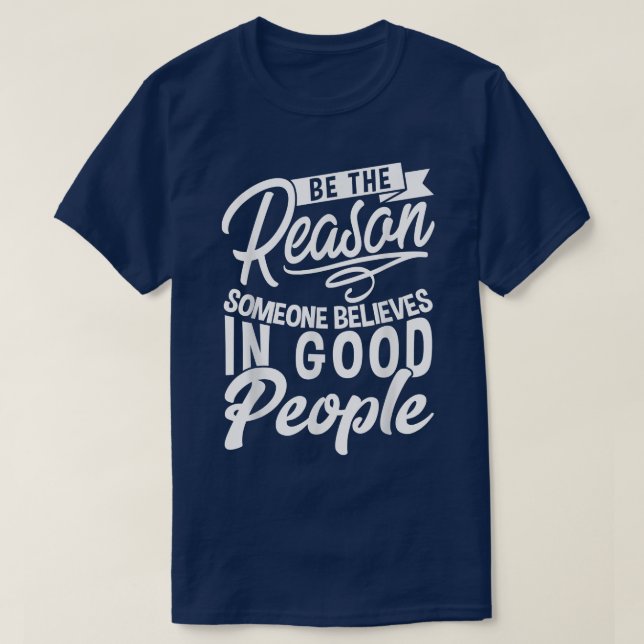 Camiseta La motivación inspiradora y la mentalidad positiva (Diseño del anverso)