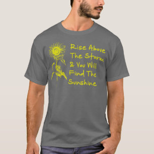 Camiseta La motivación se elevará por encima de la tormenta
