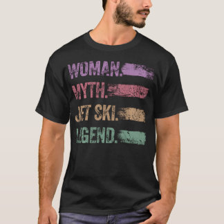 Camiseta La moto de agua Legend Retro Motorboat Damas