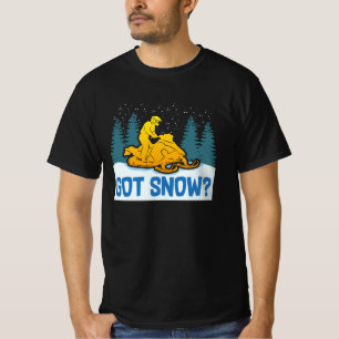 Camiseta La moto de nieve - La moto de nieve es divertida