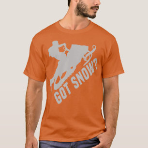 Camiseta La moto de nieve tiene nieve