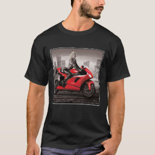 Camiseta La motocicleta de Marilyn