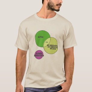 Camiseta La muerte accidental y divertida atenta contra los