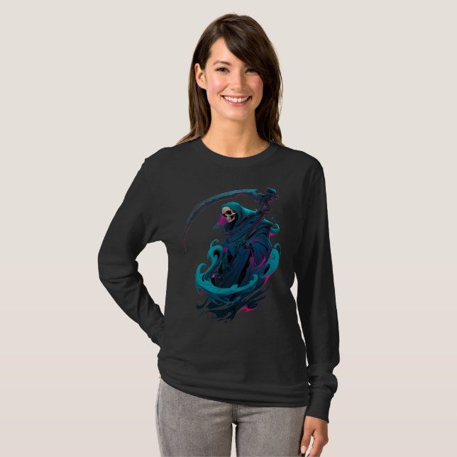 Camiseta La muerte aparece (Anverso completo)