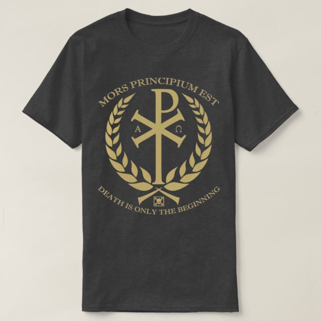 Camiseta La muerte de Chi Rho es sólo el principio (Diseño del anverso)