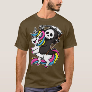 Camiseta La muerte en Unicornio es un kawaii banal pero ate