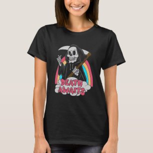 Camiseta La Muerte Espera La Muerte Del Gótico Pastel Grim 