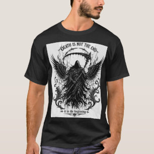Camiseta La muerte no es el fin Reaper gótico sombrío