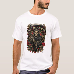 Camiseta La Muerte Nunca Duerme Manga Larga