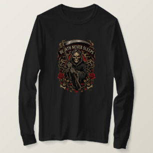 Camiseta La Muerte Nunca Duerme Manga Larga