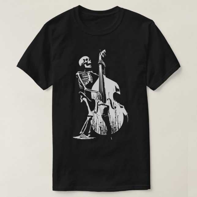 Camiseta la muerte toca la guitarra del bajo (Diseño del anverso)