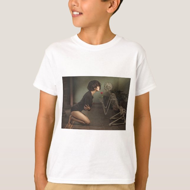 Camiseta La muerte y la joven mujer (Anverso)