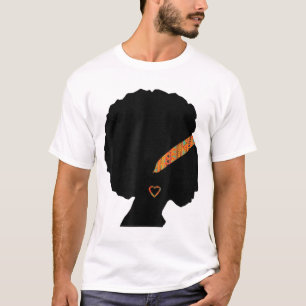 Camiseta La mujer afroamericana Kente Cloe Headband Natura