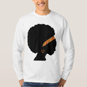 Camiseta La mujer afroamericana Kente Cloe Headband Natura