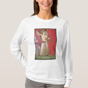 Camiseta La mujer asustada, pared del norte