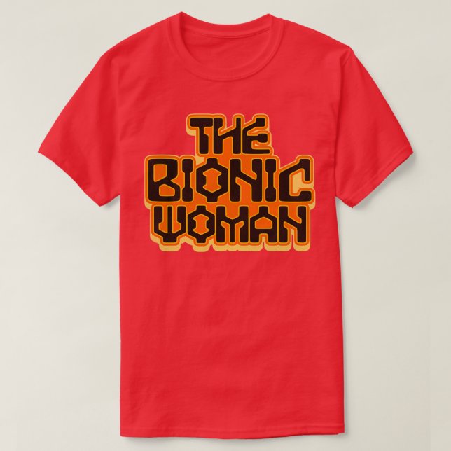 Camiseta La mujer biónica (Diseño del anverso)
